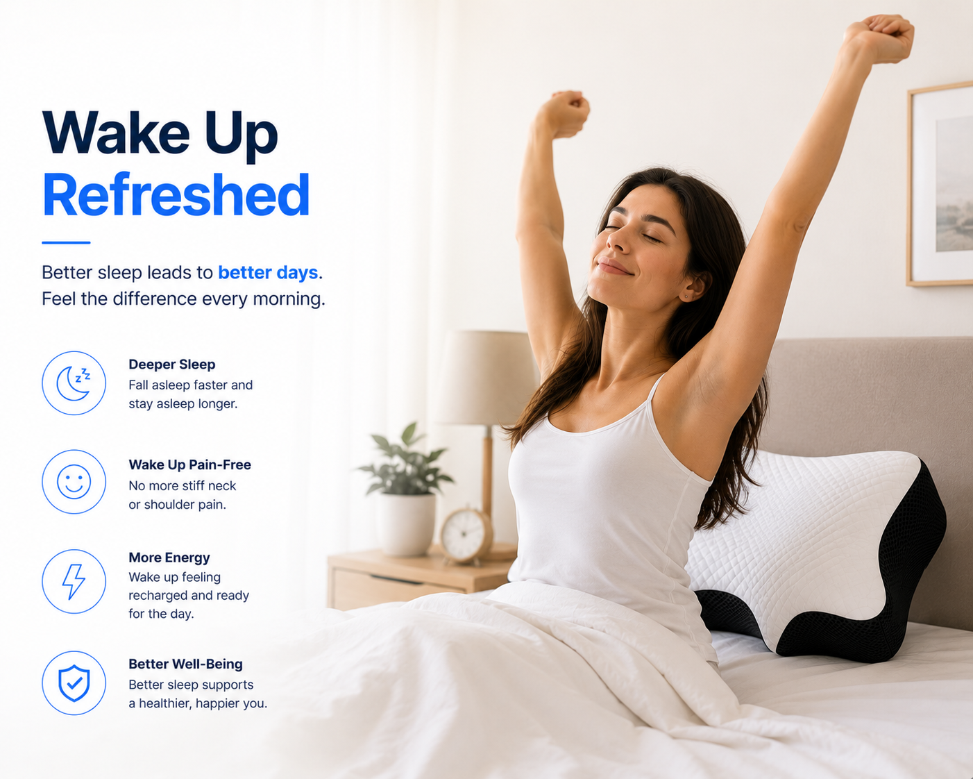 PureDreams™ Ergonomic Pillow