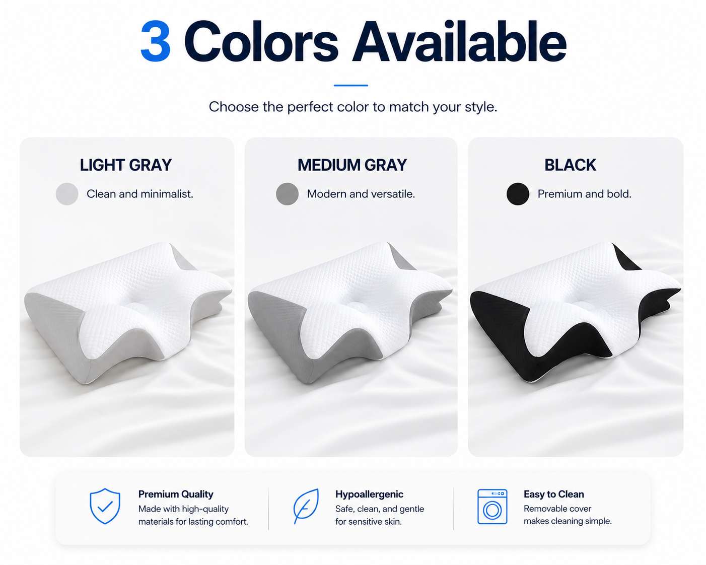 PureDreams™ Ergonomic Pillow
