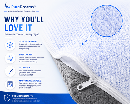 PureDreams™ Premium Cooling Pillowcase