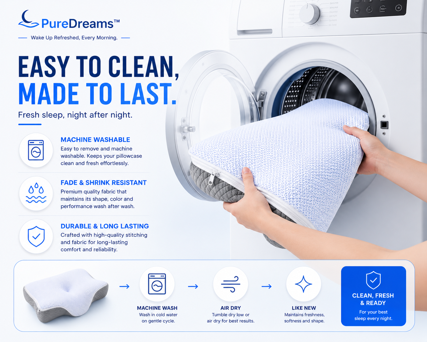 PureDreams™ Premium Cooling Pillowcase