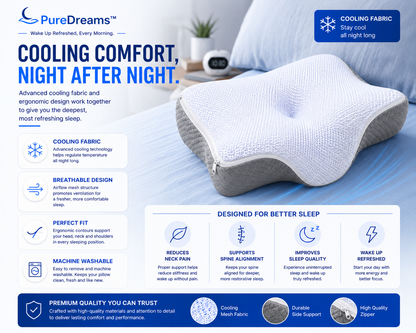 PureDreams™ Premium Cooling Pillowcase